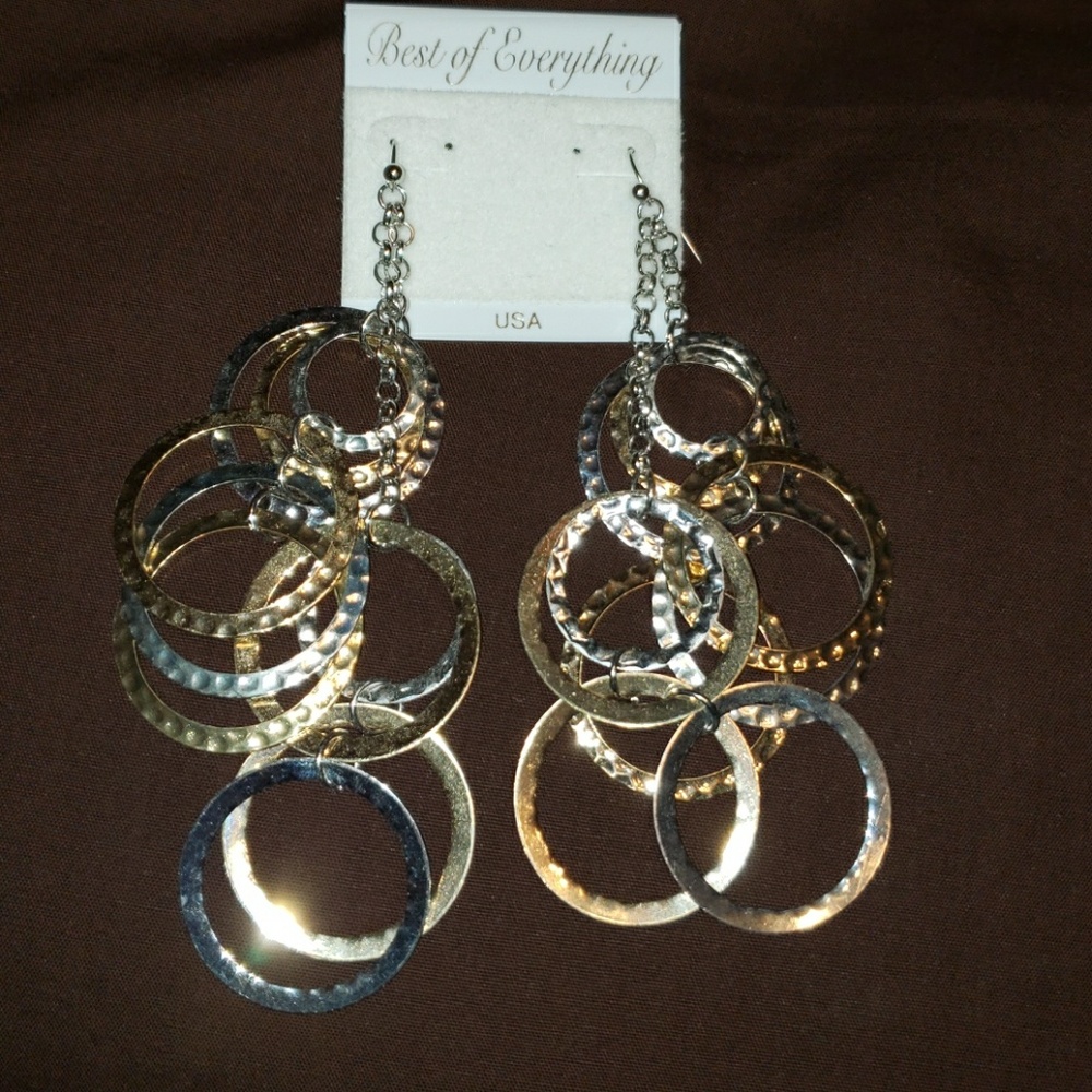 2 tone earrings